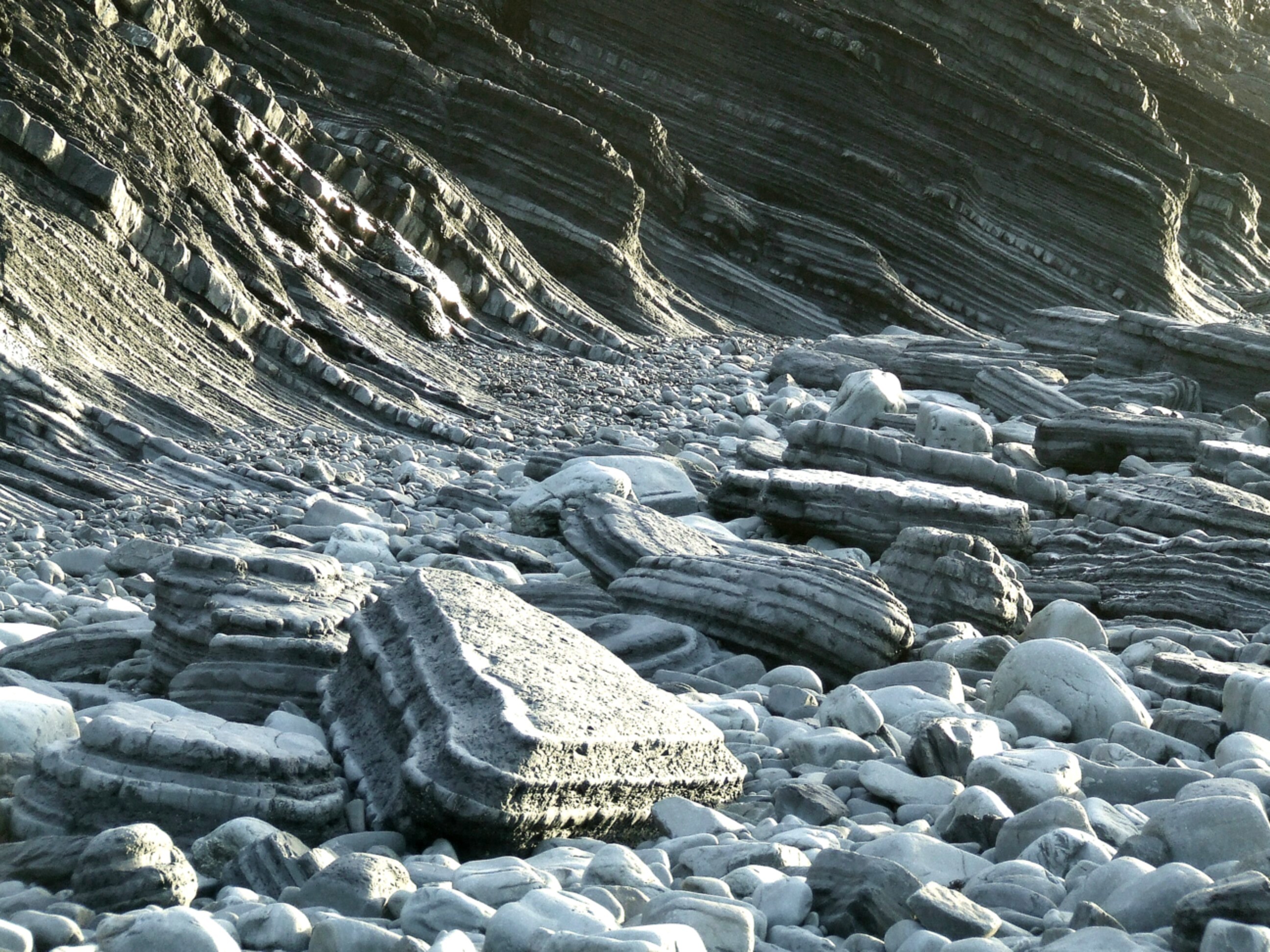 RHYDYFELIN  FOLDED ROCKS. Bill Bagley Photography